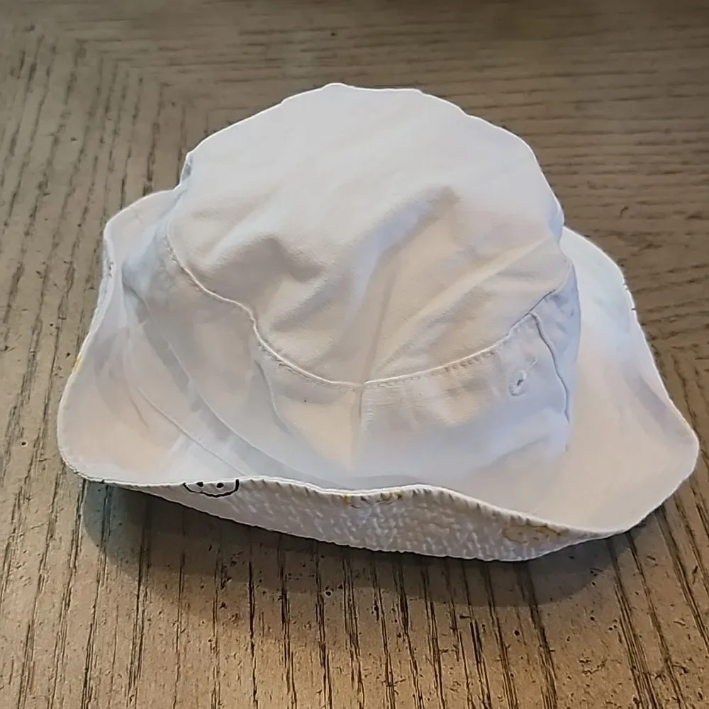 Girls happy face reversible bucket hat size S Old Navy never worn